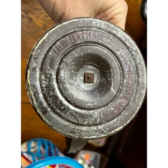 Antique Nathan M Stone Chicago Oval Metal Frame Family Photo Baby & Girl - Picture 11 of 11